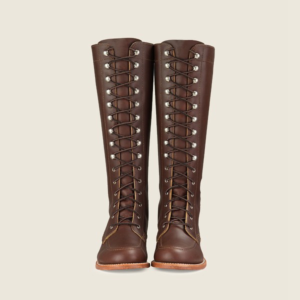 Red Wing Heritage Boots Womens Brown - Gloria - Tall Oro-iginal Leather - 6942837-XF